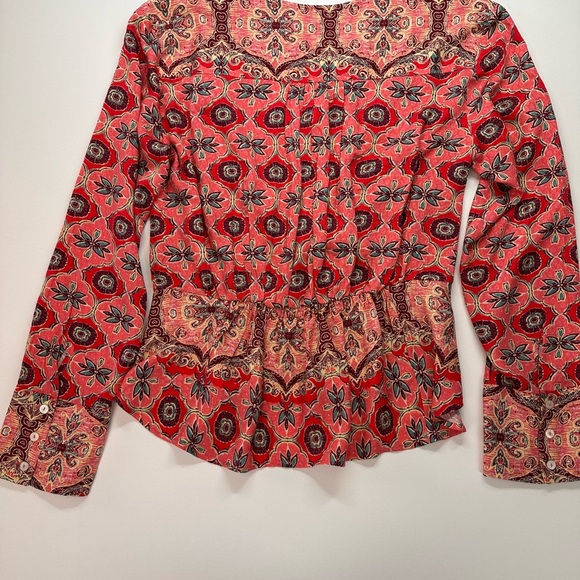 Free People Pink Floral Blouse - Picture 6 of 11